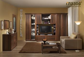 Гостиная Montpellier (Вариант 2) (Глазов-мебель)Глазов-мебель Гостиная Montpellier (Вариант 2)