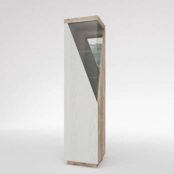 Шкаф с витриной «Л Лайт» КМК 0551.6 (КМК )Шкаф с витриной «Л Лайт» КМК 0551.6