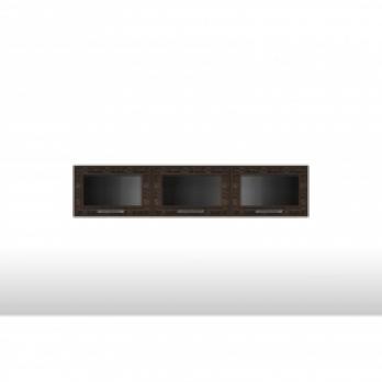 Тоскана Альтро Полка 360 х 1620 со стеклом (17) (Кураж)Кураж Тоскана Альтро Полка 360 х 1620 со стеклом (17)