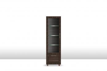 Тоскана Альтро Шкаф 540 х 1860 со стеклом (8) (Кураж)Кураж Тоскана Альтро Шкаф 540 х 1860 со стеклом (8)