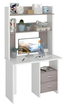 Письменный стол СКЛ-ПРЯМ100+НКЛХ-100 Нельсон (Мэрдэс)Мэрдэс Письменный стол СКЛ-ПРЯМ100+НКЛХ-100 Нельсон