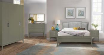 Набор мебели для спальни Орта (цвет оливия+БП) (Молодечномебель)Молодечномебель Набор мебели для спальни Орта (цвет оливия+БП)