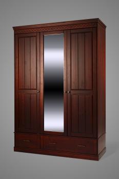 Шкаф Дания 3-створчатый №4 (Вудсток)Вудсток Шкаф Дания 3-створчатый №4