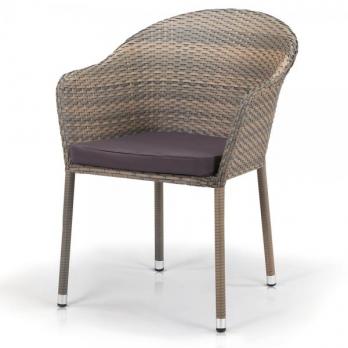 Плетеное кресло из искусственного ротанга Y375G-W1289 Pale (Афина-мебель)Афина-мебель Плетеное кресло из искусственного ротанга Y375G-W1289 Pale