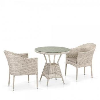 Комплект плетеной мебели из ротанга T705ANT/Y350-W85 2Pcs Latte (Афина-мебель)Афина-мебель Комплект плетеной мебели из ротанга T705ANT/Y350-W85 2Pcs Latte