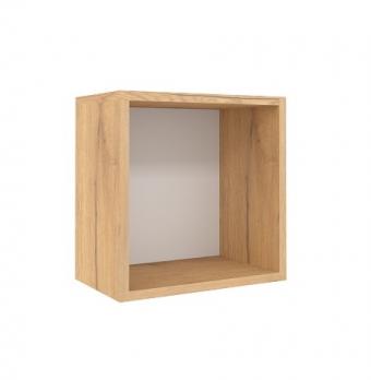 Куб 1 Лойс 98 белый / дуб золотистый / графит (Глазов-мебель)Глазов-мебель Куб 1 Лойс 98 белый / дуб золотистый / графит
