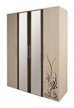 Модуль 5 Шкаф для одежды с зеркалом "Марианна" (Ижмебель)Ижмебель Модуль 5 Шкаф для одежды с зеркалом "Марианна"