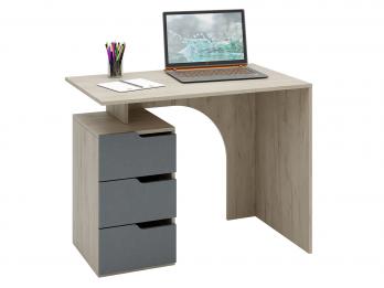 Письменный стол Нейт-1 Дуб крафт / Серый (Мастер)Мастер Письменный стол Нейт-1 Дуб крафт / Серый