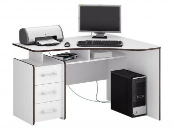 Компьютерный стол Триан-5 Белый Правый/Левый (Мастер)Мастер Компьютерный стол Триан-5 Белый Правый/Левый