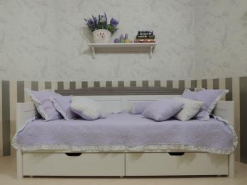 Кровать-диван для детской Бейли с выдвижными ящиками   (Sanremi)Sanremi Кровать-диван для детской Бейли с выдвижными ящиками  