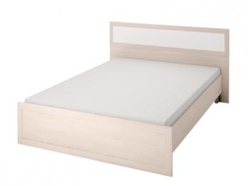 17Р Кровать двуспальная  "Ника Люкс" (со вставкой из ткани) (Ижмебель)Ижмебель 17Р Кровать двуспальная  "Ника Люкс" (со вставкой из ткани)