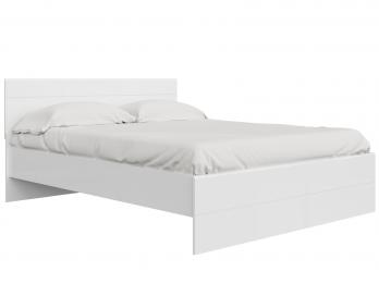 Двуспальная кровать 160х200 см Глосс Белый / Белый глянец  (НК-Мебель)НК-Мебель Двуспальная кровать 160х200 см Глосс Белый / Белый глянец 