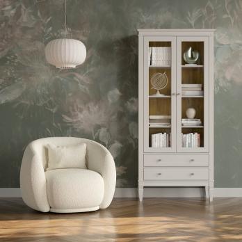 Шкаф для посуды «Ольса-С» 202 из массива сосны. (ММЦ)ММЦ Шкаф для посуды «Ольса-С» 202 из массива сосны.