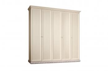 Тиффани Шкаф 5-ти дв.  для платья и белья (без зеркал) (Ярцево)Ярцево Тиффани Шкаф 5-ти дв.  для платья и белья (без зеркал)