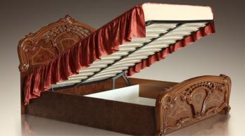 Карина -5 Кровать 2-х спальная с подъемным механизмом (Ярцево)Ярцево Карина -5 Кровать 2-х спальная с подъемным механизмом