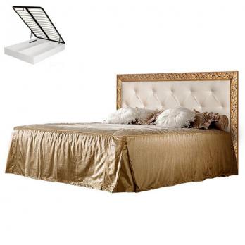 Кровать Тиффани с мягким элементом, стразами и подъёмным механизмом (Ярцево)Ярцево Кровать Тиффани с мягким элементом, стразами и подъёмным механизмом