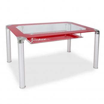 Обеденный стол S206 [RED] (Бентли Трейд)Бентли Трейд Обеденный стол S206 [RED]