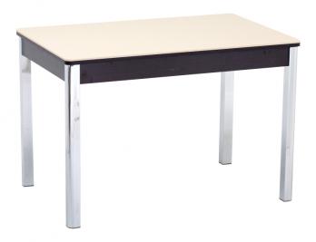 Кухонный стол Бамберг-1 (ноги хром) (Кубика)Кубика Кухонный стол Бамберг-1 (ноги хром)