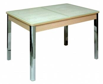 Кухонный стол Бомбей-2 (ноги хром) (Кубика)Кубика Кухонный стол Бомбей-2 (ноги хром)