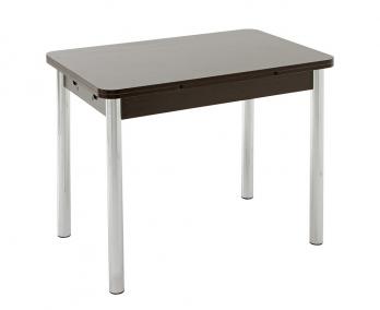 Кухонный стол Милан-3 (ноги хром) (Кубика)Кубика Кухонный стол Милан-3 (ноги хром)