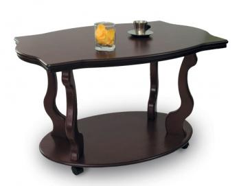 Журнальный столик Берже-3 Темно-коричневый (Мебелик)Мебелик Журнальный столик Берже-3 Темно-коричневый