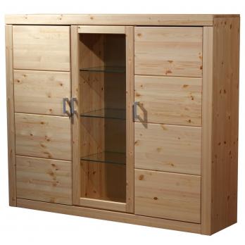 Шкаф-витрина Буфет 3-створчатый Брамминг (Timberica)Timberica Шкаф-витрина Буфет 3-створчатый Брамминг