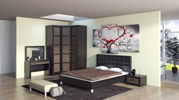 Комплект мебели для спальни Токио К5 (ТриЯ)ТриЯ Комплект мебели для спальни Токио К5