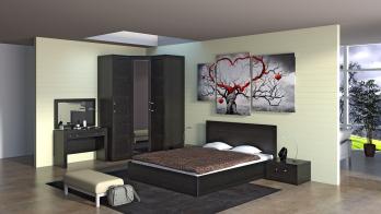 Комплект мебели для спальни Токио К8 (ТриЯ)ТриЯ Комплект мебели для спальни Токио К8