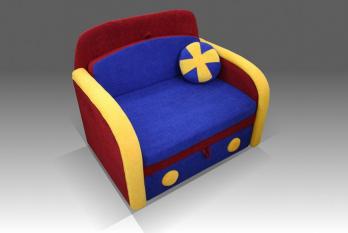 Мини диван "Машинка" (Малина)Малина Мини диван "Машинка"