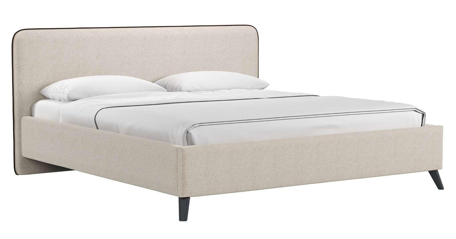 Кровать Мия 160 бежевая