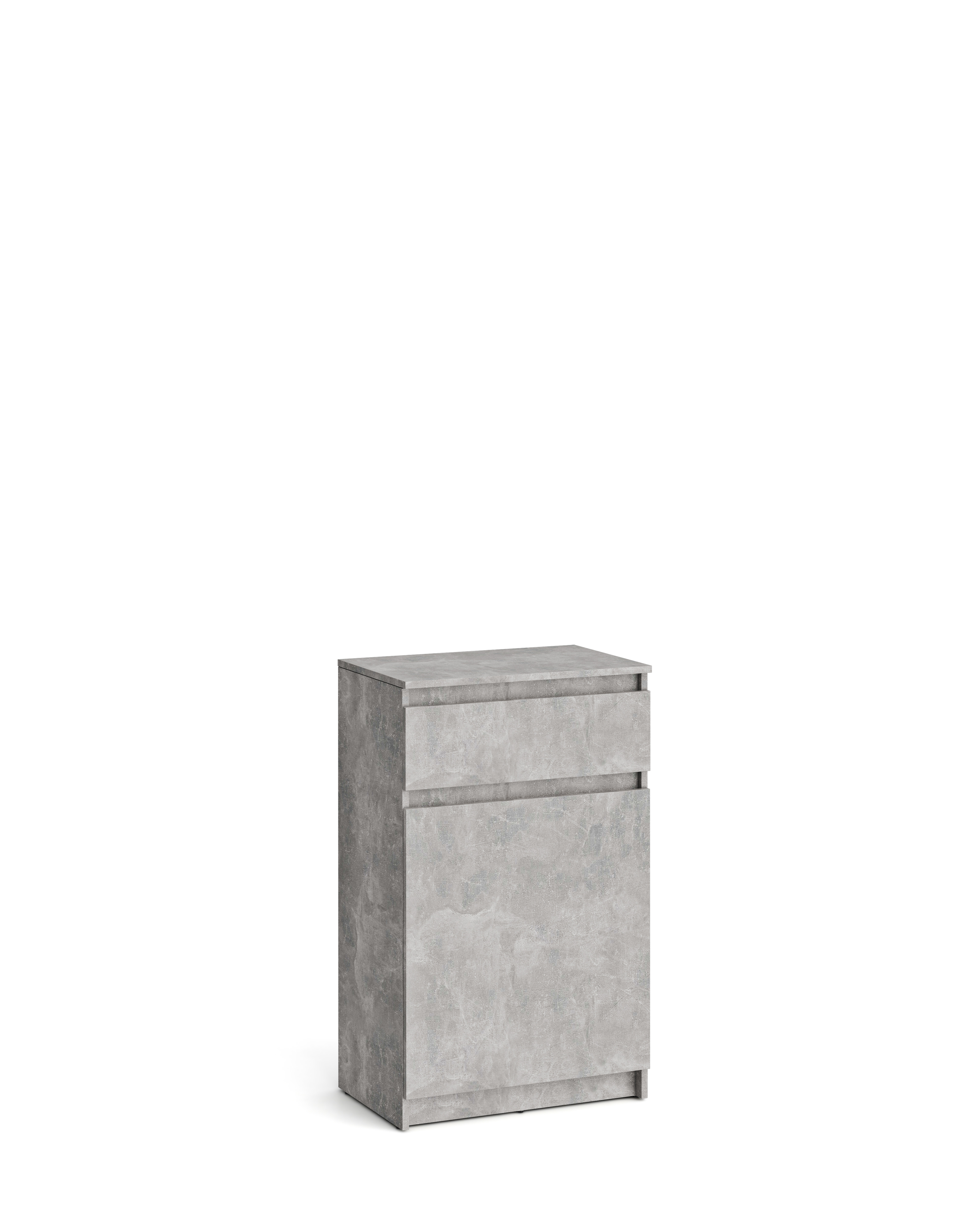 Комод Чикаго Стрит 60 (1 дверца, 1 ящик), Бетон
