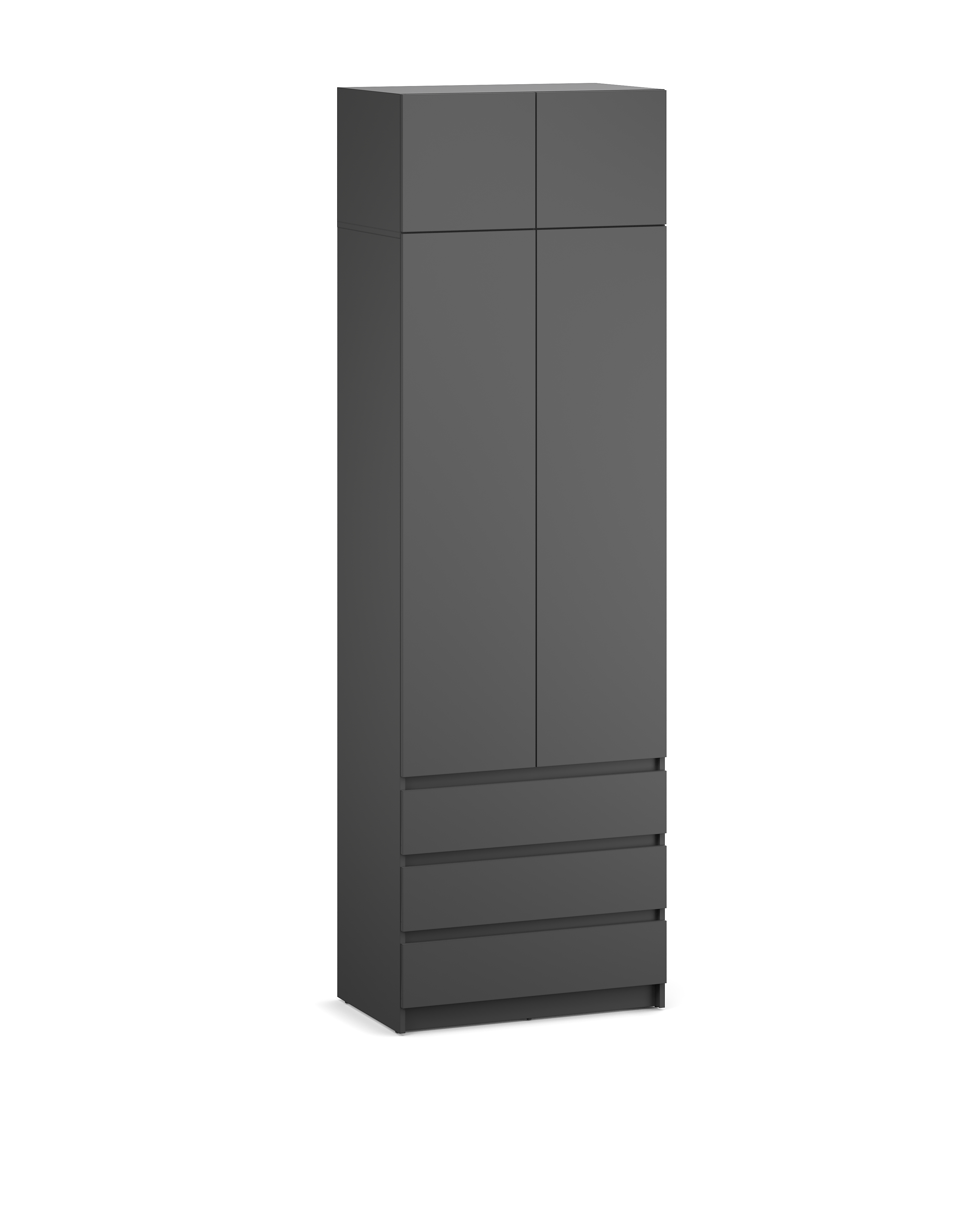 Шкаф Феникс-3 с антресолью, Графит