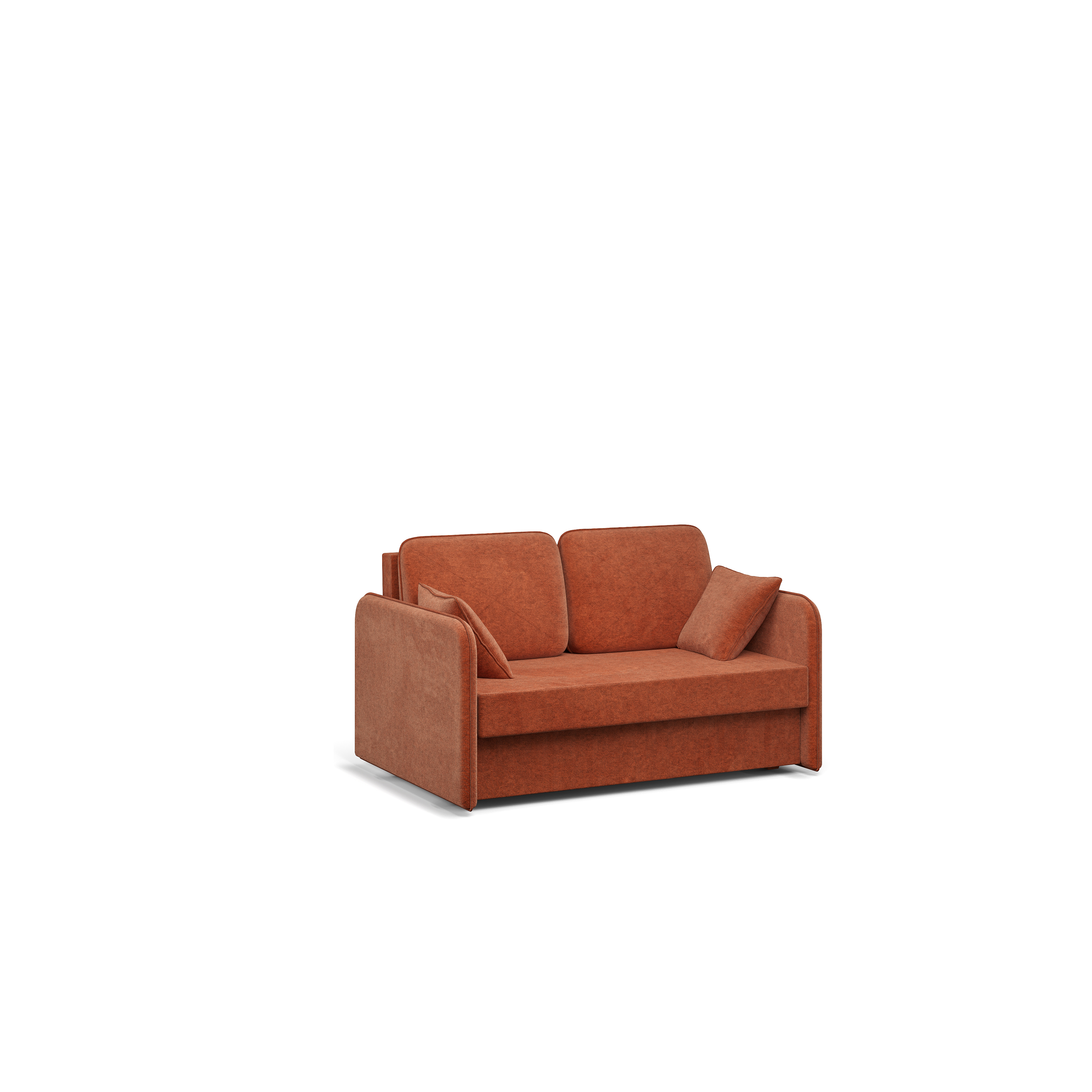 Диван прямой Клео мини, Fresh Terracotta