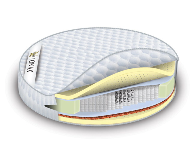 Матрас Lonax Round Latex-Medium S1000