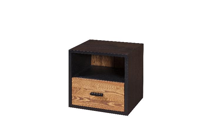 Куб с дверью и полкой ERICKA-CUBE1T+1N из массива сосны