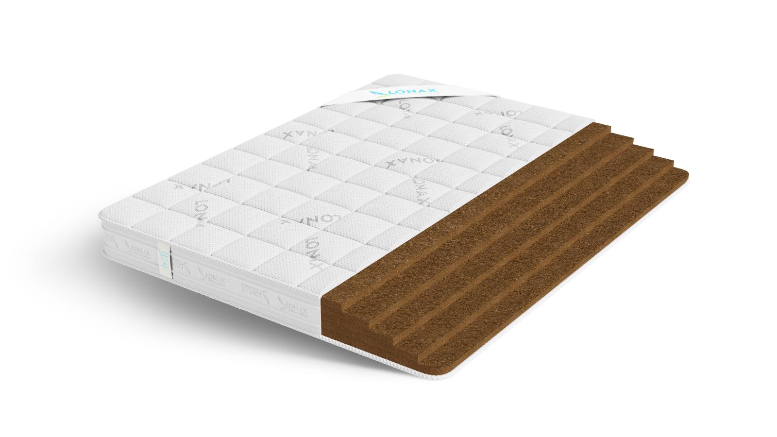 Матрас беспружинный с кокосовой койрой Lonax Cocos-15 жесткий