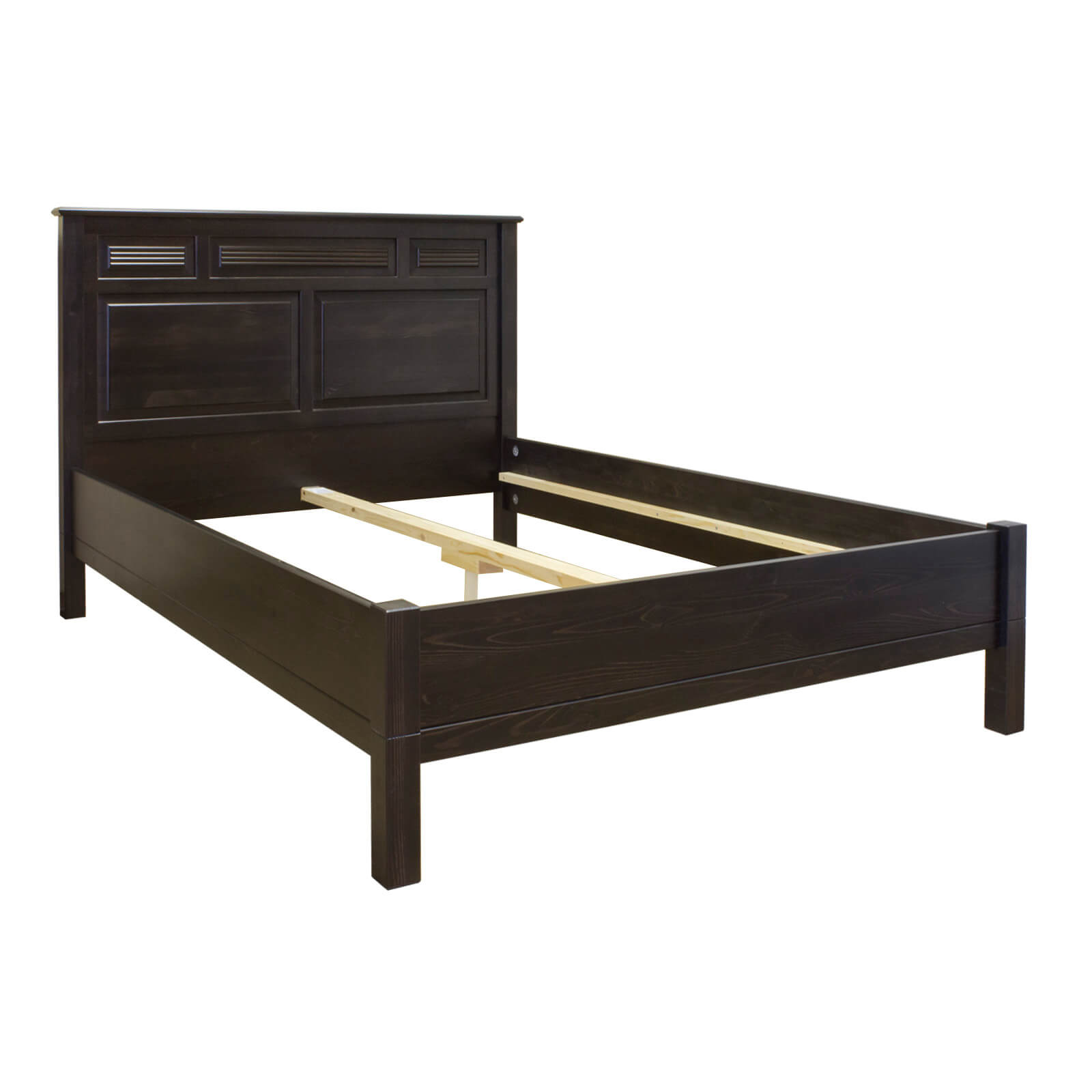 Кровать "Рауна" М-160 БИ 160x200 (колониал) из массива сосны