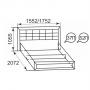 Ника-Люкс 52 Кровать 160*200 с подъемным механизмом