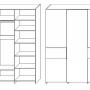 Шкаф для одежды «3Д Энигма» КМК 0661.9