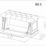 Банкетка "Благо 5" Б 5.3