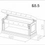Банкетка "Благо 5" Б 5.5