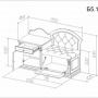 Обувница с тумбой Б 5.11-4