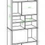 Стеллаж  СТЛ-ЗВХ Нельсон