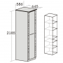 Шкаф 1-дверный "Элана"