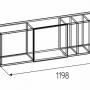 Шкаф навесной Лойс 88