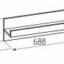 Полка навесная Лойс 89