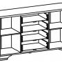 Тумба KNWKOM2D4S Кентаки