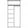 Шкаф для платья и белья Купава ГМ 8422-01 Вариант 03