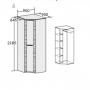 "Элана" Шкаф угловой 