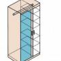 Ника Мод. Н11 Шкаф для одежды (собирается на обе стороны)